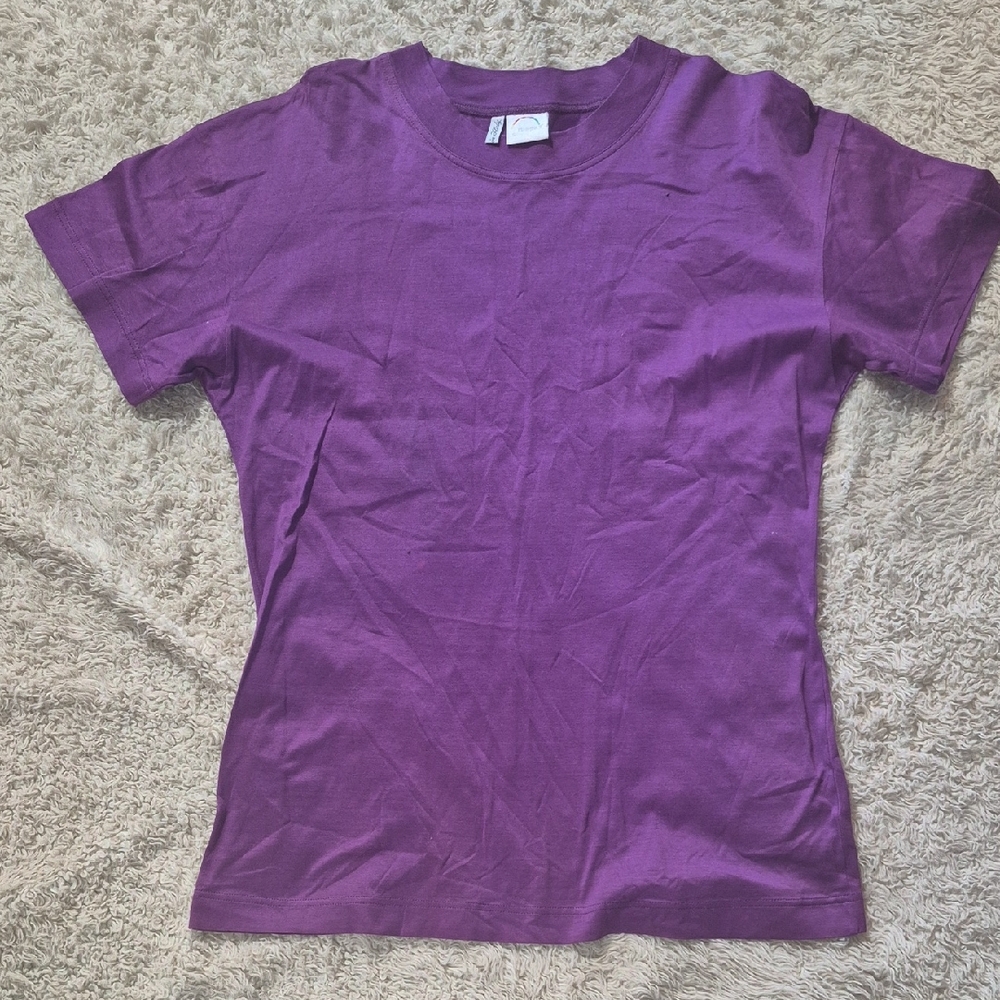 vtg 80s BOGNER Basic Tee S VINTAGE Cotton Embroidered T-Shirt Made In ITALY